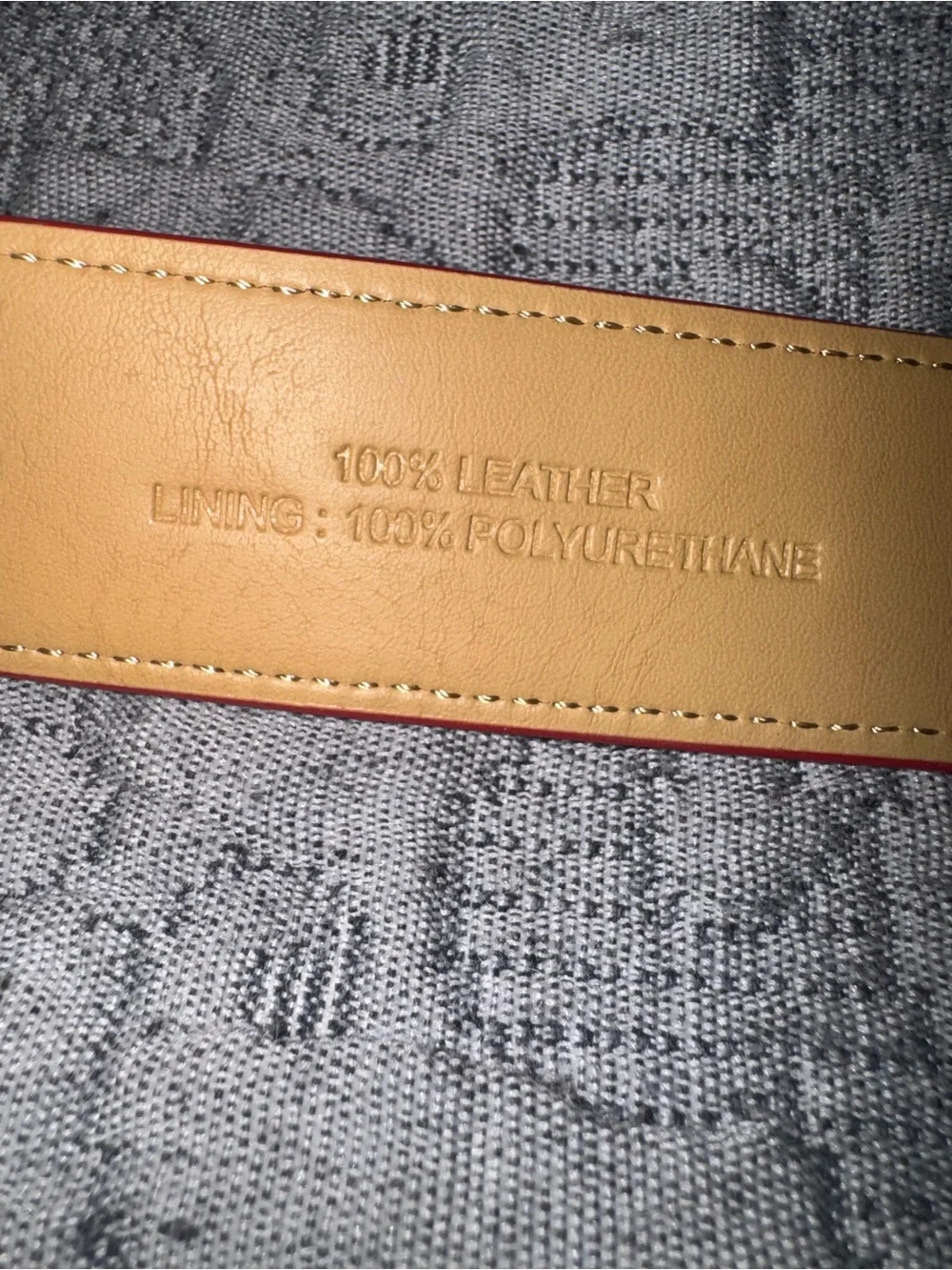 Talbots Red Leather Belt M